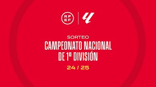 🚨EN DIRECTO🚨Sorteo del calendario de la temporada 2425 de Primera División  🔴 RFEF [upl. by Kennard]