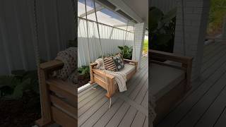 DIY Crib Mattress Porch Swing [upl. by Ennayr]