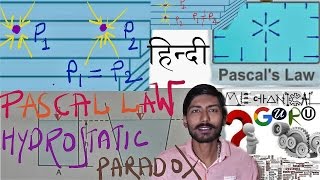 HINDIPASCAL LAW amp HYDROSTATIC PARADOX  FLUID STATICS  THINGS NEED TO KNOW FOE EVERYONE  BASICS [upl. by Demmy]