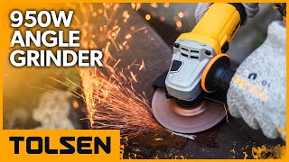 TOLSEN 950W Angle Grinder 125MM Disc Diameter [upl. by Arekat]