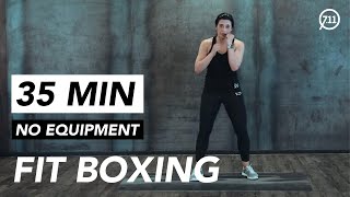 HOME WORKOUT  35 MIN FIT BOXING  MOJO [upl. by Maurene]