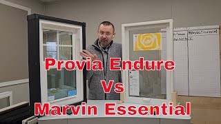 Provia Endure Vinyl Window Vs Marvin Essential Fiberglass Window [upl. by Marthe305]