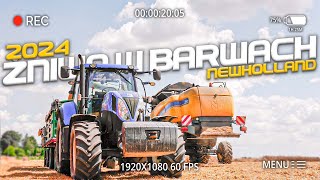 ✩ 🇵🇱 ŻNIWA Z NEWHOLLANDEM 💛 ✩ ŻNIWA PSZENICY 2024 🌿🔥✩ NEW HOLLAND T7210 amp 2X HL8011✩ 🇵🇱 [upl. by Mutz]