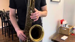 135xxx Selmer Mark VI Varitone Tenor Saxophone Demo wwwdcsaxcom [upl. by Nosittam]