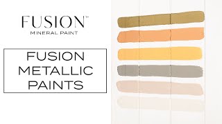 All About Metallic Paints  Fusion™ Mineral Paint [upl. by Narcho]