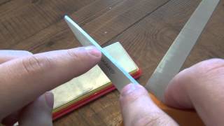 How To  Sharpen Scissors [upl. by Novehs]