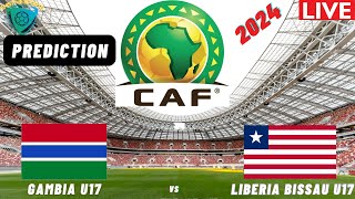 Gambia vs Liberia Live Stream CAF U17 Africa Nations Cup 2024 Qualifiers Commentary Score [upl. by Beryl374]