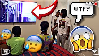 BROKEN TV PRANK ON KEON FUNNY REACTION [upl. by Emersen]