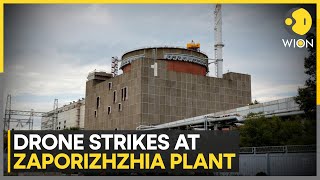 RussiaUkraine war Zaporizhzhia nuclear plant under attack 8 dead in two Russian strikes  WION [upl. by Dallman]