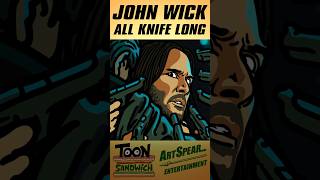 John Wick brings knives to a knife fight  TOON SANDWICH funny johnwick keanureeves ballerina [upl. by Sedlik711]