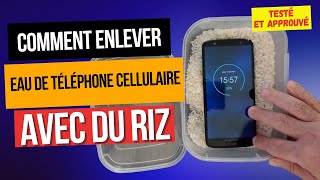 COMMENT ÉLIMINER LEAU DE VOTRE TÉLÉPHONE MOBILE – NETTOYER LE HAUTPARLEURCASQUE [upl. by Pfeifer]