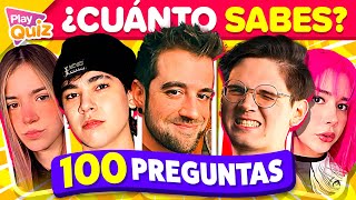 100 Preguntas de Streamers ¿Cuánto sabes 🔥👾👀 Adivina el Streamer Play Quiz de Streamers [upl. by Alikee]