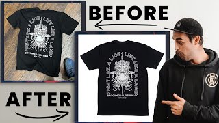 How to do Tshirt Product Photography 2024 Update [upl. by Niamert887]