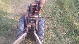 Planet Jr bp1 with sickle bar mower [upl. by Regdirb]