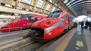 London to Italy by Train in Winter Bernina pass [upl. by Norehc614]