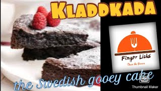 Swedish Kladdkaka  Sticky Chocolate Cake [upl. by Eural]