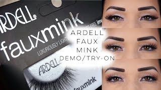 I’m Back Ardell Faux Mink DemoTryOn [upl. by Korie529]