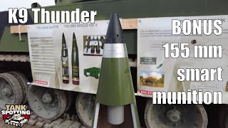 Boforst 155 mm BONUS Round For K9 Thunder Moukari SPG Mobile Artillery 4K [upl. by Meggy82]