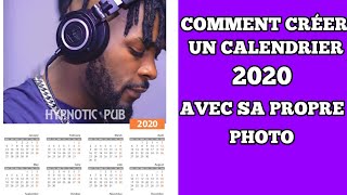 Comment créer un calendrier avec sa photo [upl. by Sibylle541]