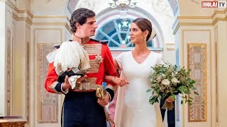 Así fue la boda del duque de Huéscar y Sofía Palazuelo  ¡HOLA TV [upl. by Elleryt651]