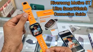 RIVERSONG Motive 5T Smart Watch Unboxing  Features  Connection Guide  Add Custom Photo [upl. by Oderfigis]