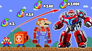 Super Mario Bros But Every Seed Makes Mario Become ROBOT  God Mario [upl. by Willard]