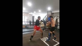 Randy Panglima Vs Serial Efendy Kickboxing viralvideo boxing kickboxing [upl. by Behn]