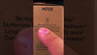 Logitech M705 Marathon Wireless Mouse Unboxing Setup Test 1 [upl. by Nnyladnarb]