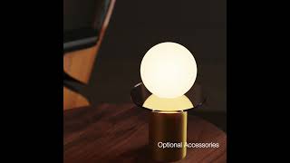 Guy Lantern Portable Table Lamp  Koncept [upl. by Mailliwnhoj]