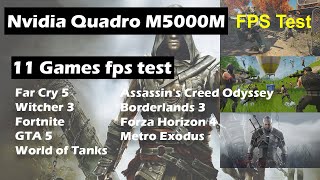 Nvidia Quadro M5000M Laptop 2020 Games fps test [upl. by Idalia]