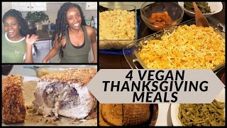 4 VEGAN THANKSGIVING MEAL RECIPES  THE FOXXY VEGAN [upl. by Ylnevaeh]