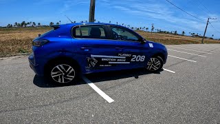 TEST DRIVE NO NOVO PEUGEOT 208 GRIFFE 10 AT TURBO CVT 202324 [upl. by Nathanil]