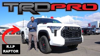 2024 Toyota Tundra TRD PRO Way Cooler Than A Ford CRAPTOR [upl. by Ardnaiek]