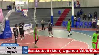 EAC InterParliamentary Games Basketball Men  Uganda vs S Sudan [upl. by Derian]