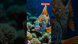 Ikan mandarinfish ai misteri lautan shorts faktaunik [upl. by Dnumsed818]