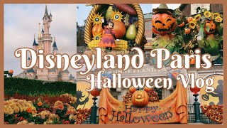 DISNEYLAND PARIS VLOG  Halloween Decorations and a Magical Day in the Parks [upl. by Assetan979]