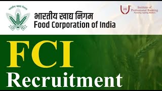 FCI Recruitment 2024 Notification Exam Date and Selection Process [upl. by Oznofla136]