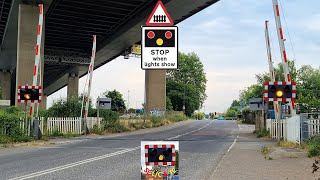 Avonmouth Dock Junction Level Crossing Bristol [upl. by Yatnuahs]