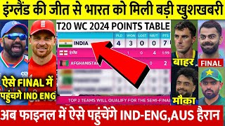 World CUP 2024 Points Table  ENG की जीत के बाद Points Table मे हुए खतरनाक बदलावIND खुश AUS सदमे मे [upl. by Dlorrej]