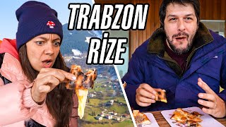 Trabzon Rize Sokak Lezzetleri   VLog [upl. by Ellenohs]