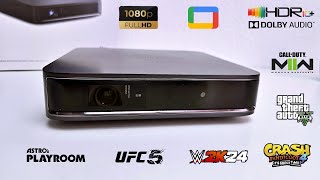 Dangbei Atom Laser Projector Review  1200 ISO Lumens  HDR10  Massive 100quot PS5 Gaming [upl. by Darrell]