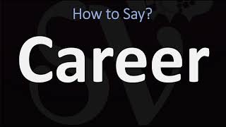 How to Pronounce Career CORRECTLY [upl. by Sitelc269]