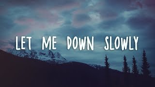 Alec Benjamin  Let Me Down Slowly Lyrics [upl. by Socin720]