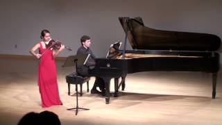 Violin Sonata in G mvt 2 by Brahms [upl. by Ahsiei605]