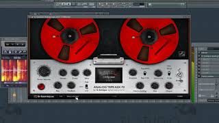 Analog tape ASX72 processing Drums with analog tape emulation vst plugin tutorial [upl. by Ume]