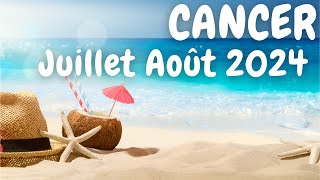 ☀️🍒CANCER JUILLET AOÛT 2024☀️Nouvelle version de vous en gestation☀️Reconstruction☀️Sensibilité☀️🍒 [upl. by Ahsineb]