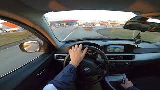 Driving BMW E90 318d POV Open Road Drive [upl. by Itsur853]