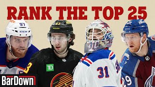 RANKING THE TOP 25 PLAYERS IN THE NHL  2024 [upl. by Charles]