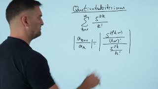 Quotientenkriterium Beispiel  Mathe by Daniel Jung [upl. by Nolrah]