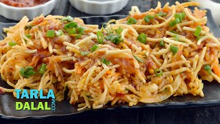 Triple Schezuan Rice Mumbai Roadside Snacks by Tarla Dalal [upl. by Appleby]